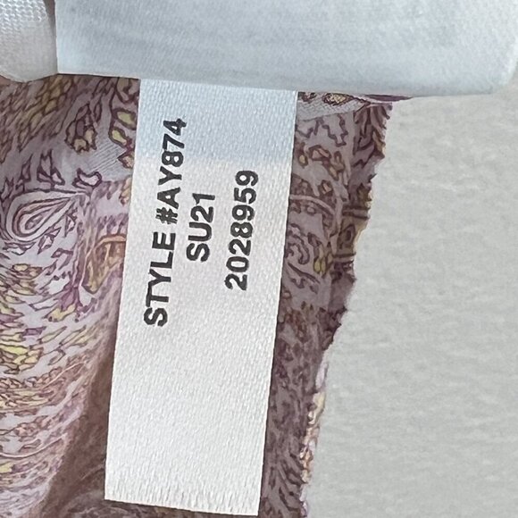 J Crew Shirt Dress Midi Beachy Paisley Cottagecore Cotton 8 - Picture 13 of 14